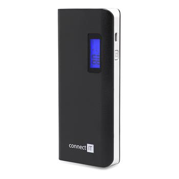 CONNECT IT FAST CHARGE power banka 10000 mAh, 2xUSB-A vstup 2.1/1A, ern