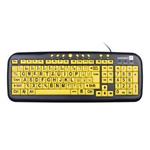 CONNECT IT kl�vesnice, kontrastn� pro d�ti/seniory, USB