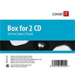 COVER IT box:2 CD jewel box + tray 10pck/BAL !!