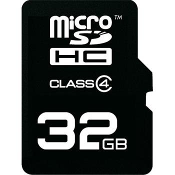 EMTEC microSDHC 32GB Silver Class 4 + SD adaptr