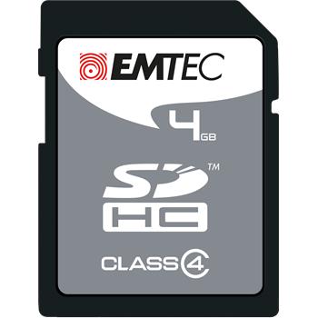 EMTEC SDHC 4GB Silver Class 4