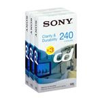 SONY videokazeta E240CD Standard Grade 240min. 3ks/bal.