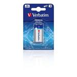 VERBATIM baterie 9V Alkalick� blister 1pck/BAL