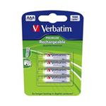 VERBATIM baterie nab�jec� AAA 1000mAh 4pck/BAL