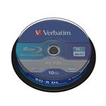 VERBATIM BD-R DL 50GB 6x spindl 10pck/BAL