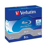 VERBATIM BD-R SL 25GB 6x box 5pck/BAL