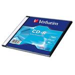 VERBATIM CD-R 80 52x EXTRA slim 1ks