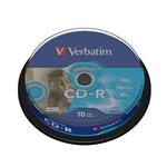 VERBATIM CD-R 80 52x LightScribe spindl 10pck/BAL