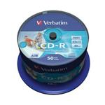 VERBATIM CD-R 80 52x PRINT. spindl 50pck/BAL