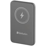 VERBATIM Charge n Go Magnetic Wireless Power Bank 10000 Grey