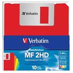 VERBATIM disketa 1,44MB 3,5'PB COLOR 10pc/BAL