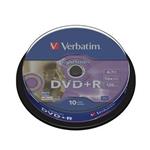 VERBATIM DVD+R 4,7GB 16x LightScribe spindl 10pck