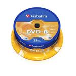 VERBATIM DVD-R 4,7GB 16x spindl 25pck/BAL