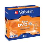 VERBATIM DVD-R 8cm 1,4GB 4x box 5pck/BAL