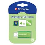 VERBATIM flashdisk 4GB USB 2.0 Store n Go Pinstripe Eucalyptus Green