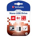 VERBATIM flashdisk 8GB USB 2.0 Store n Go NANO