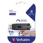 VERBATIM flashdisk 8GB USB 3.0 V3 USB Drive