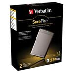 VERBATIM Hard Drive 2,5' 320GB SureFire FW800/USB 2.0 Portable