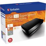 VERBATIM Hard Drive 3,5" 3TB USB 3.0 External