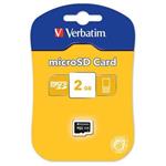 VERBATIM micro SD 2GB T-BLIST