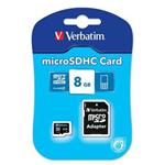 VERBATIM micro SDHC 8GB Class 4+ adapt�r