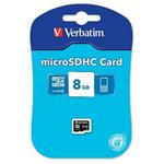 VERBATIM micro SDHC 8GB Class 4 T-BLIST