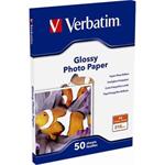 VERBATIM Paper Photo Glossy 10x15cm 215g/m2 50/BAL
