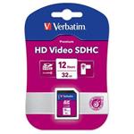 VERBATIM SDHC 32GB Class 6 12 hours T-BLIST