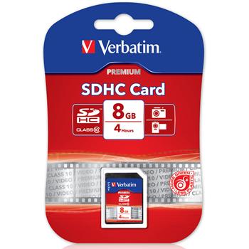 VERBATIM SDHC 8GB Class 10