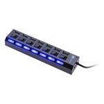 CONNECT IT USB hub Mighty switch, 7 ON/OFF port