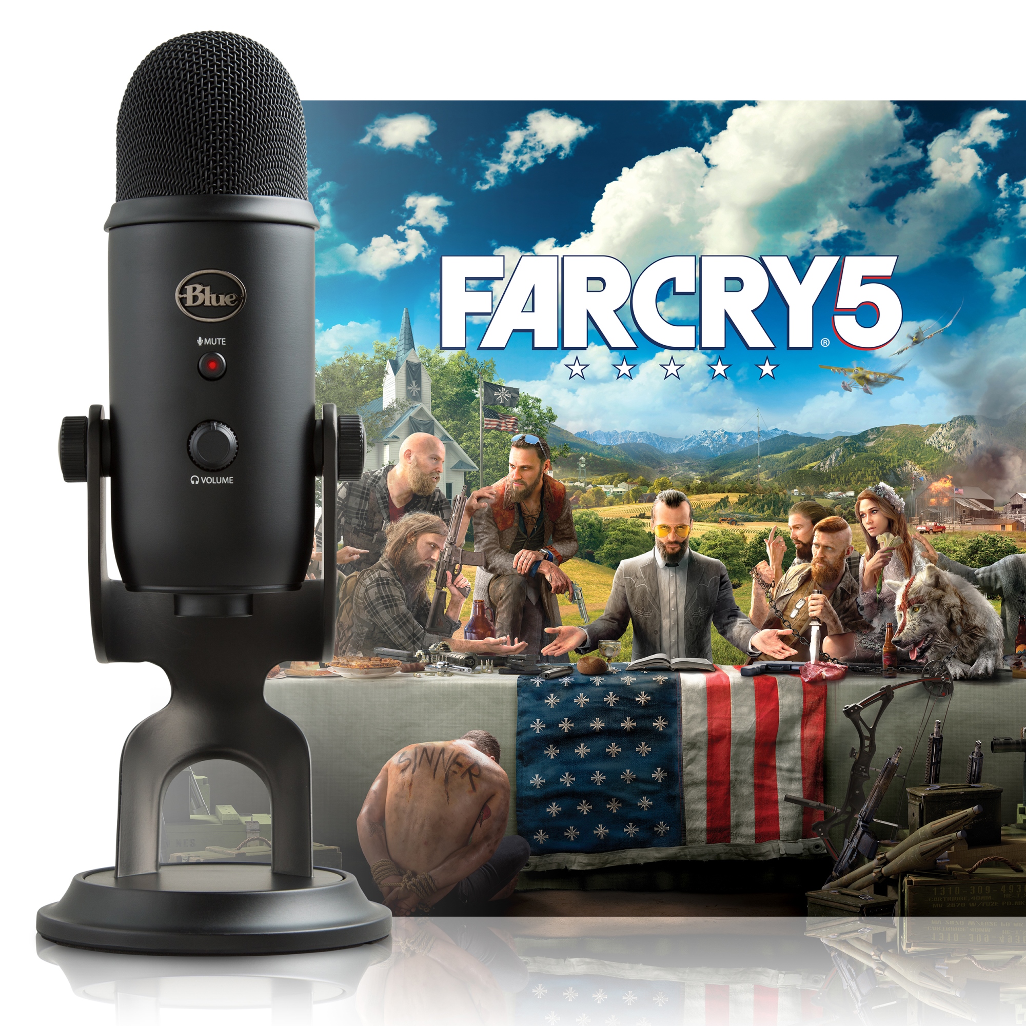 BLUE Yeti černý Bundle Far Cry 5 IT TRADE.cz