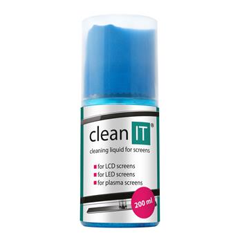CLEAN IT �ist�c� roztok na obrazovky s ut�rkou, 200ml