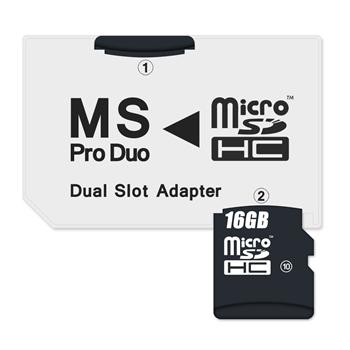 CONNECT IT Adapt�r MS PRO DUO 2x Micro SDHC DUAL SLOT