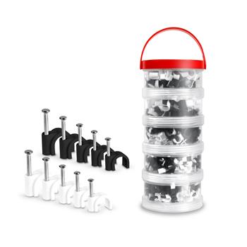 CONNECT IT Cable Clip p��chytka na kabely �ERN�/B�LA