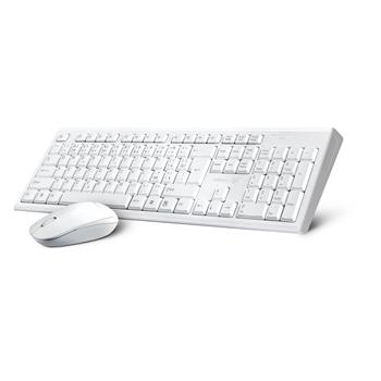 CONNECT IT Combo bezdrátová bílá klávesnice + myš, (+1xAAA+1xAA baterie zdarma), CZ + SK layout