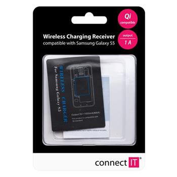 CONNECT IT Podložka pro QI bezdrátové nabíjení pro Samsung Galaxy S5