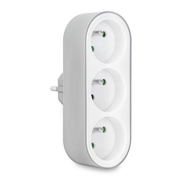 CONNECT IT Rozbočovací adaptér Tripple Split , 3 zásuvky (bíla)