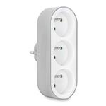 CONNECT IT Rozbo�ovac� adapt�r Tripple Split , 3 z�suvky (b�la)