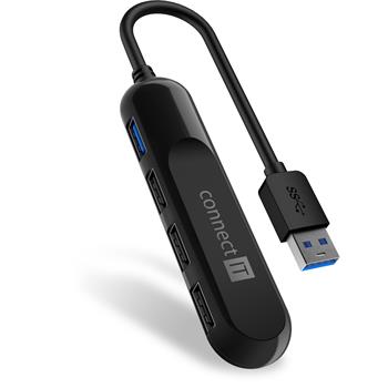 CONNECT IT USB-A hub USB 3.0, 4 porty, extern, ERN