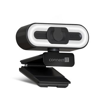 CONNECT IT WebYouSee Pro webkamera s rozlišením Full HD (1920 × 1080 px) BLACK