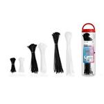 CONNECT IT ZipTie Stahovac� p�sky na kabely 600ks �ERN�/B�LA