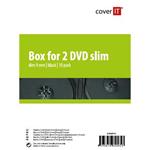 COVER IT 2 DVD 9mm slim černý 10ks/bal