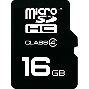 EMTEC microSDHC 16GB Silver Class 4 + SD adaptr