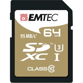 EMTEC SDXC 64GB Speed`In Class 10 UHS-I U3
