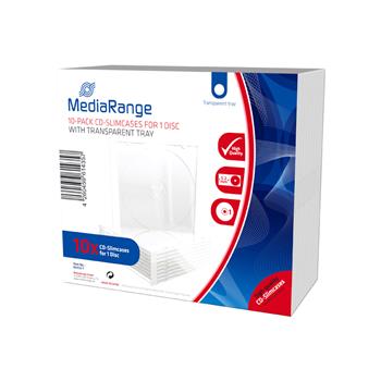 MEDIARANGE 1 CD 5,2mm + tray ir 10ks/bal