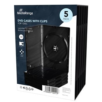 MEDIARANGE 1 DVD 14mm ern - 5 ks/bal