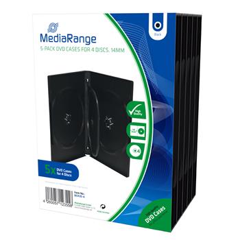 MEDIARANGE 4 DVD 14mm ern - 5ks/bal