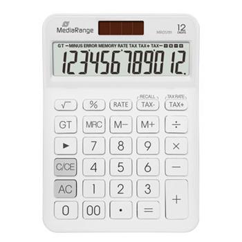 MEDIARANGE Calculator with tax function, 12-digit LCD