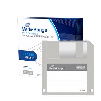 MEDIARANGE Disketa 1,44MB 3,5" MF-2HD, 10ks