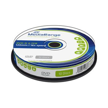 MEDIARANGE DVD-R 4,7GB 16x spindl 10ks